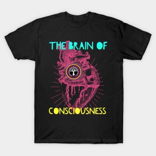 Brain of Consciousness Living From The Heart Tree of Life 5D Ascension Graphic T-Shirt